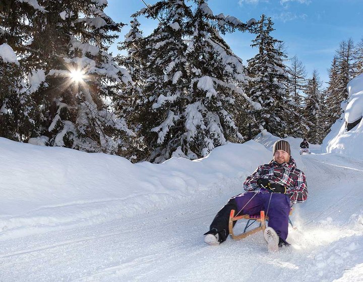 Tobogganing and outdoor activities in Sölden